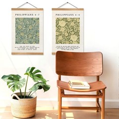 Inspirational Scripture Wall Art Poster,Christian Bible Verse Wall Poster wit…