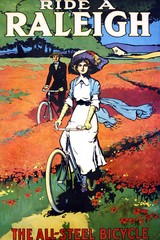 Vintage Bicycle POSTER.Stylish Graphic.Raleigh.Collector Room Art Decor.798