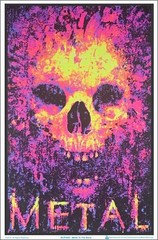 Metal To The Bone Blacklight Poster 23 x 35