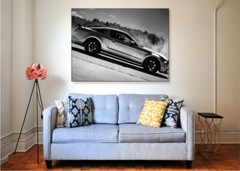 5.0 Mustang Canvas Print Set – Ready To Hang Ford Mustang Wall Art Home Decor