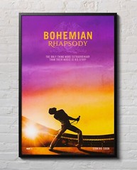 Bohemian Rhapsody 2018 Movie Poster 24″x36″ Glossy Unframed 18029