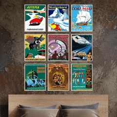 Vintage Disney Posters – Disneyland Ride Posters, Disney Home Decor Adult, Vi…