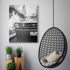 Vintage Ford Mustang Sports Cars Canvas Wall Art Print