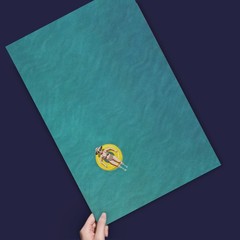Retro Pool Float Poster Coastal Bathroom Wall Art Turquoise Water Summer Print