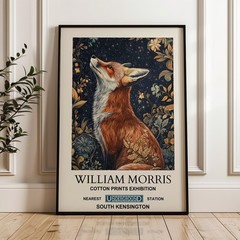 William Morris Fox Art Print – Vintage Animal Wall Art Poster