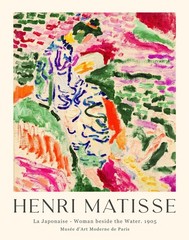 Henri Matisse Woman beside the water giclee fine art poster 20×28