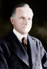 U.S. President Calvin Coolidge Color photo – 15137