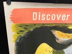 original c. 1950s SOUTH AFRICA Cape Town Winery 25×40 Travel Poster – Leon Dixon