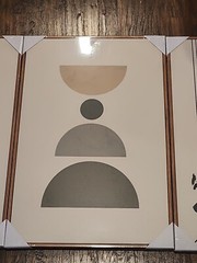12 X 16 Colorful Cavas Print Oak Color Framed Ready To Hang Set Of 3 Total Pictu