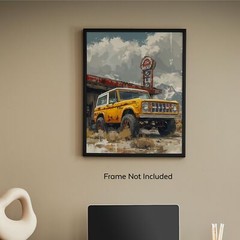 1967 Bronco Poster Car Wall Decor Room Men 11×14 Inches Unframed