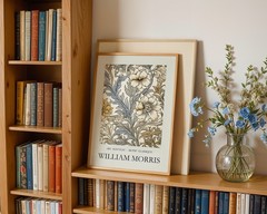 William Morris Floral Wall Art Art Nouveau Botanical Wallpaper Print