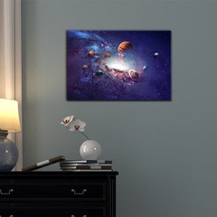 wall26 – Astronomy Canvas Wall Art – Planets of the Solar System – 12×18 inches