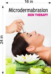 Salon 27 Photo-Realistic Paper Poster Non-Laminate Facial Treatment Vertical