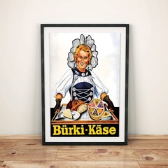 Burki-Kase Food & Beverage Vintage Wall Art Poster