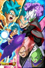 Dragon Ball Super Black Goku-Zamasu Vegito Blue POSTER 24 X 18″ SWEET!