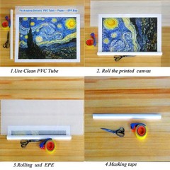 Abstract Art Girl Relief Canvas Painting on The Wall Art Poster&Print Home Decor