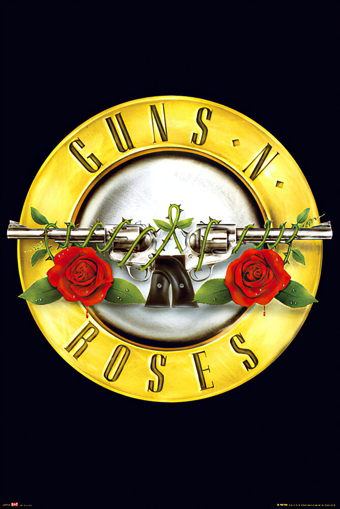 Guns N Roses – Music Poster / Print (Logo) (Size: 24″ X 36″)