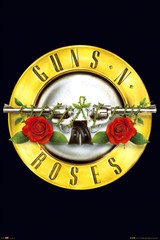Guns N Roses – Music Poster / Print (Logo) (Size: 24″ X 36″)
