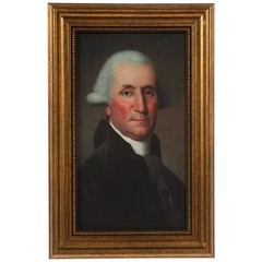 Presidential Canvas Wall Decor Portrait Framed George Washington Abraham Lincoln