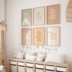 Bible Verse Wall Art Decor Christian Canvas Pictures Inspirational Quotes Wal…