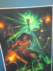 BARBARIAN POSTER FANTASY ART 12X18 MATE CARDSTOCK 130 lb NEW CONAN TARZAN