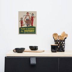 Victory Garden WWII Poster 1942 Americana Art