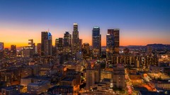 Downtown Los Angeles California LA Skyline Picture Poster Photo Print City