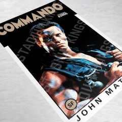 Arnold Schwarzenegger John Matrix Commando 1986 Baseball Card Poster – 11×17 in.