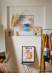 Joan Miro 1966 Exhibition Museum Retro Vintage Wall Art Poster Print
