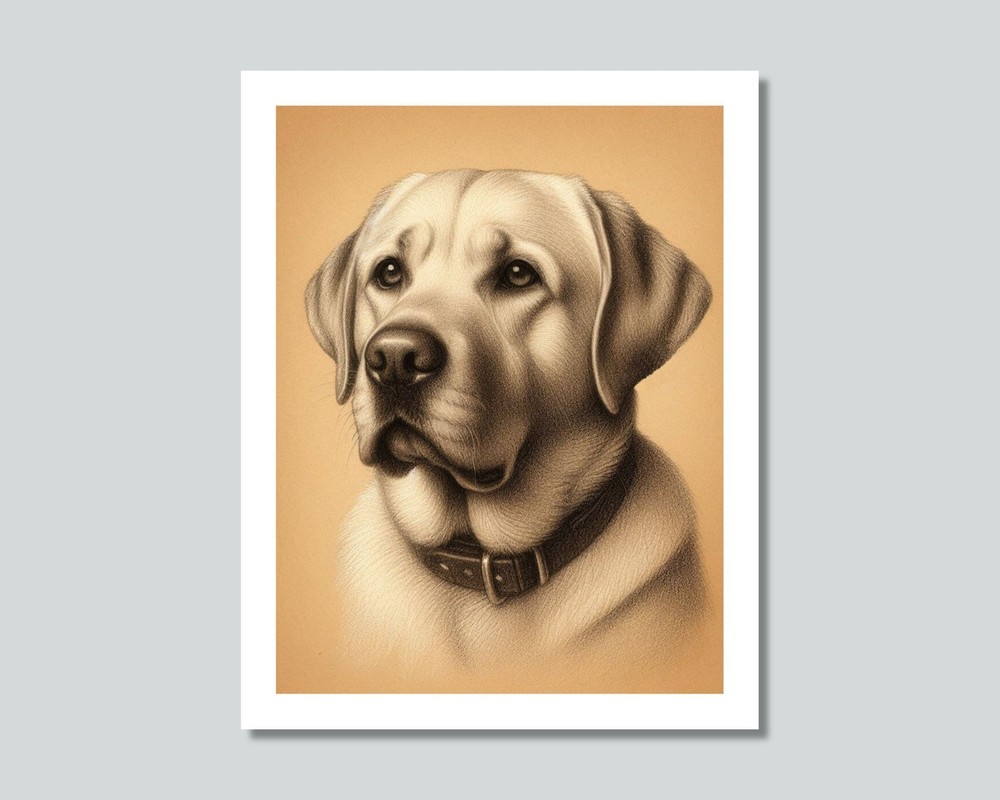 YELLOW LAB Labrador Retriever Dog Photo Picture Pet Print 8×10 8.5×11 11×14 W1