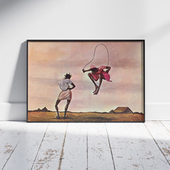 Ernie Barnes High Aspirations Canvas Print African American Art Wall Decor Poste