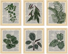 97 Decor Green Wall Art Prints – Plant Pictures Wall Art, Vintage Botanical Prin