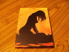 icanvas Handcrafted 12×8 Canvas, Silhouette of Woman, EUC