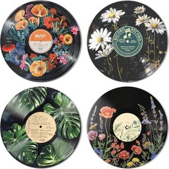 Hippie Decor Posters for Room Aesthetic Botanical Wall Art 4pcs 12 They