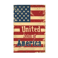 Vintage United States of America Flag – 250th Anniversary – POSTER 20″x30″