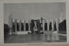 Antique Art Print Chicago Worlds Fair Hall of Science 1933 American History