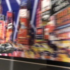small Broadway times square 3-D art picture￼ 17×9 NYC New York City