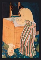 Mary Cassatt Woman Bathing (La Toilette) Impressionist Art Poster or Canvas
