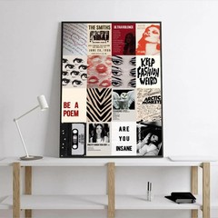 KBKBART 50Pcs Downtown Girl 4×6 inch x 50pcs, Gril Wall Collage Kit