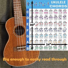 Ukulele Chords Poster, An Educational Reference guide for Ukulele Players and…