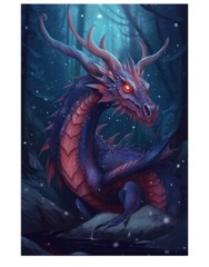 Dragon Wall Decor Picture USA Seller