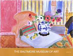 HENRI MATISSE Anemones and Chinese Vase 26″ x 34″ Poster 2005 Impressionism Mult