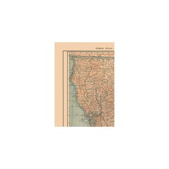 Historic State Map – California – Reynold 1921 – Vintage Wall Art