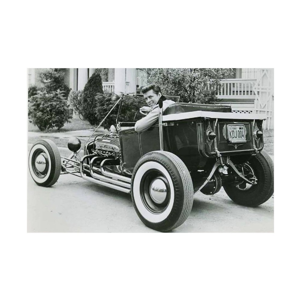 Edd Byrnes, T bucket, hot rod, 1922 Ford «Kookie» Kar, 77 Sunset Strip