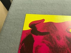 ANDY WARHOL Cow Pink on Yellow, 1966 (small) 33.5″ x 21″ Poster 1992 Pop Art