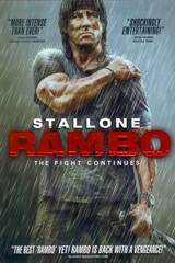 RAMBO THE FIGHT CONTINUES 2008 ORIGINAL CINEMA MOVIE FILM PRINT PREMIUM POSTER