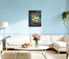 Funny Food Kitchen Wall Art Print, Pictures Food Canvas Prints Dining Room Ki…