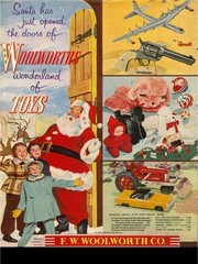 Woolworth’s Wonderland of Toys Christmas Ad 1950’s POSTER 13 X 19 Inch SWEET!