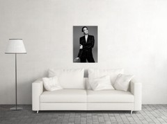 Liv Tyler Sexy Female Model Black And White Photo Wall Home Decor – POSTER 20×30