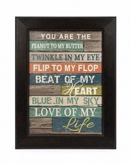 Summer Snow Framed Rustic Love Quote Wall Art Farmhouse Decor 16×20 USA